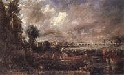 The Opening of Waterloo Bridge John Constable